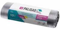 Пакеты для мусора 120 л x 10 шт, серые, Home PALISAD 927135