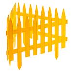 Забор декоративный "Рейка" 28 х 300 см, желтый PALISAD 65000