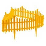 Забор декоративный "Гибкий", 24х300 см, желтый, Россия PALISAD 65016
