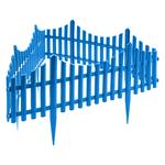 Забор декоративный "Гибкий", 24х300 см, голубой, Россия PALISAD 65019