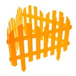 Забор декоративный "Романтика" 28 х 300 см, желтый PALISAD 65023