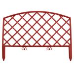 Забор декоративный "Сетка" 24 х 320 см, терракот PALISAD 65026
