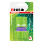 Соединитель  быстросъемный для шланга 3/4, аквастоп PALISAD 66165