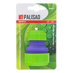 Муфта соединительная с переходом 1/2-3/4, пластмассовая PALISAD 66431