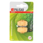 Муфта ремонтная для шланга, 1/2, латунная PALISAD 66535