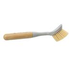 Щетка для посуды круглая d 60х230 мм, бамбуковая рукоятка, Home PALISAD 93571