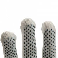 Перчатки Нейлон, ПВХ точка, 13 класс, белые, XL Россия 67847