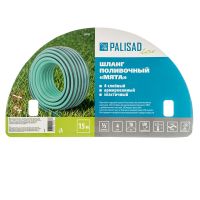Шланг 4 слойный поливочный 1/2", 15 м Мята, LUXE PALISAD 67660